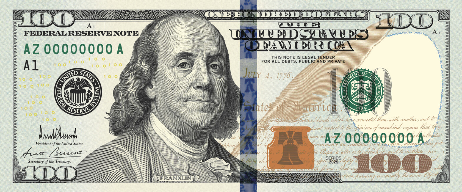 $100 bill