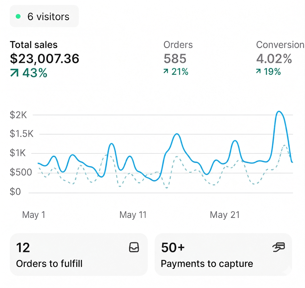 Skincare Brand - $23,007.36 Total Sales